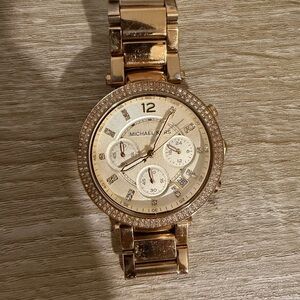 Michael Kors Rose Gold Chronograph Watch
